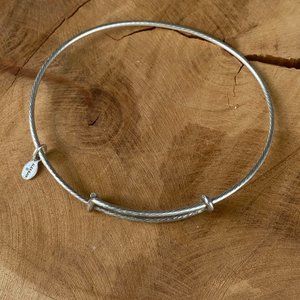 ALEX & ANI Charm Bangle, Energy Bracelet, Rafaelian Silver Nickel-Free